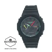 Casio G-Shock Bluetooth® Solar Matte Black Resin Band Watch GA-B2100MF-1A