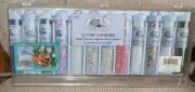 12 Tube Clear Storage Container Box Organizer for Beads Crafts Fast Shipping