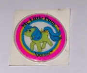 Vintage 1984 G1 My Little Pony MLP “Tootsie” Puffy Sticker- Hasbro