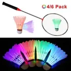 Glow Birdies Glow in The Dark LED Badminton Shuttlecocks Light Up Shuttle-Cocks
