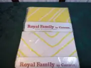 NIP-Cannon Royal Family No-Iron Percale Yellow & White Flat & Fitted Twin Sheets
