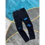 [READY STOCK] 超美藍色補丁男士牛仔褲 - AMR JEANS WITH SUPER HOT PATCH