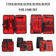 7/10/12/15/18 Pieces Nail Clippers Cutter Set Manicure Pedicure Travel Tool Kit