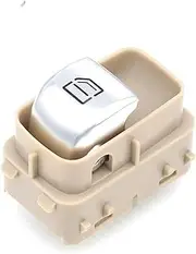 WGQGQ Car Window Controller Switch Button Car Window Lifter Control Switch,Fit For E,WHITE LIGHT,Fit For S,WHITE LIGHT 2229051904 S Window Toggle Switch