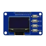 0.96 Inch OLED Display Module 12864 Screen Module with Matrix and 4 Key Keyboard