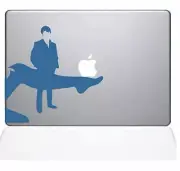 The Decal Guru Ooh La La MacBook Decal Vinyl Sticker - 12" MacBook - Light Blue