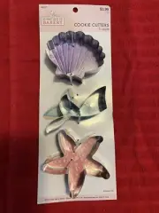 3 pc Hobby Lobby Tropical Cookie Cutter Set