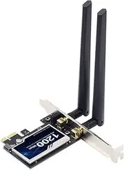1200Mbps Dual Band WiFi Card Adapter Desktop Wireless WiFi Network Cards for Microsoft Windows 7/8/10/11 Linux
