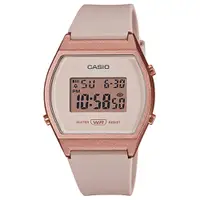 在飛比找蝦皮商城優惠-【CASIO】卡西歐酒桶型膠帶電子錶-古銅金(LW-204-