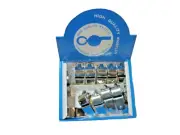12, High Quality Metal Whistles Steel W/ Chrome Plating Cork Ball Very Loud.