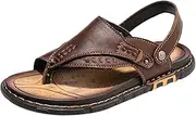 [BIAJIAZHUA] Men's Beach Orthopedic Toe Ring Sandals For Bunions,Outdoor Hallux Valgus Flip Flops,Comfortable Slip On Plantar Fasciitis Slippers