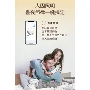 Philips 飛利浦 Wi-Fi WiZ 智慧照明 8W全彩燈泡2入+搖控器 超值組