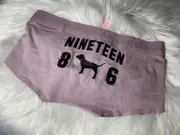 VS Pink “NINETEEN” BOYSHORT UNDERWEAR PANTY S NWT