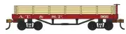 Bachmann 15401 HO Scale ATSF Gondola #966