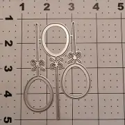Universal Thin Metal Die Cut Tool Easter Eggs ribbon bow Tree ornament card hunt