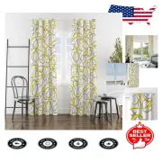 Chic Abstract Geometric Drapes - Elegant 2 Panel Set for Living Room & Bedroom