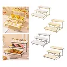 3 Tier Rectangular Serving Platter Home Decor Dessert Table Serving Tray for