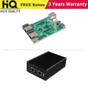 CM4_3 Gigabit Ethernet Expansion Board + Case GIGA_USB3.0 EMMC Program Interface