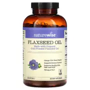 NatureWise, Flaxseed Oil, 240 Softgels