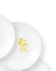 Corelle Disney Yellow Mickey Mouse 6.75" Appetizer Bread & Butter Plate.
