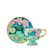 Enchanted Cup & Saucer Turquoise