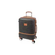 Pierre Cardin Durable Verisitle Steady Hard Shell Suitcase Cabin - Charcoal