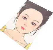 Washable Face Painting Board Plastic Makeup Practice Mold for Boys and Girls Adults Face Drawing