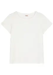 Ymc Day Slubbed Cotton T-shirt - White - L (UK14 / L) L (UK14 / L)