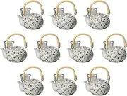 Set of 10 Brocade Flowers MS4 Earthen Bottle [500 cc] (12.5 x 9.5 cm (500 cc) | Arita Yaki Pottery Setomonohonpo