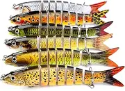 Joyeee 2 Pcs Fishing Lures Kits, Whopper Plopper Fishing Lure for Bass, Trout & Walleye, Bionicle Plastic Bait Saltwater Fishing Lures, Outdoors Tackle Fishing Gear and Equipment, Random Color