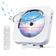 Bluetooth Portable Home CD Music Player with Remote Control, Timer, Built-in ...