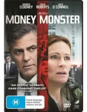 MONEY MONSTER Julia Roberts & George Clooney DVD NEW