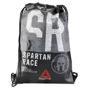 Reebok Spartan Race Gymsack Gym Bag Drawstring Black Shoe Bag Training Backpack