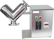 V-Type Powder Mixer, 304 Stainless Steel Particle Granule Blender, Food Industry Mixer, V-Type Experimental Mixer, V-Type Feed Mixer, Laboratory Teaching Dry Powder Mixer