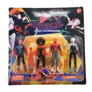 12cm Spiderman Spiderverse Action Figure Figurine Set Miles Morales Playset - Assorted