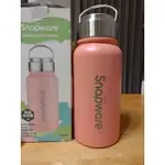 康寧 SNAPWARE 陶瓷不繡鋼 超真空保溫運動瓶 保溫杯 珊瑚粉 820ML 全新