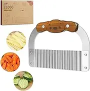 ZLemma Kids Wavy Cutter Knife for Kids Vegetable Fruit Cutter with Safe Rounded Tip