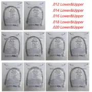100pcs Arco de Alambre Dental Ortodóncico Redondo Niti Super Elástico Natural