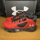 Under Armour Lockdown 6 Men’s Size 11.5 Red Black Basketball Shoes Sneakers