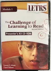 LETRS The Challenge of Learning to Read (Module 1) Presenter's Kit 2nd Edition
