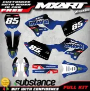 Yamaha YZ 125 2022 Full custom decal kit FURY style sticker kit stickers