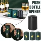 Stainless Steel Beer Bottle Opener Push Down Opener Corkscrew Cap Opener