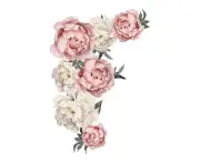 Large Peony Rose Flower Removable Wall Sticker Flowers Waterproof Wall Sticker