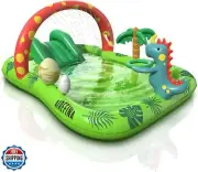 Inflatable Kids Pool, Airefina Dino Planet Inflatable Play Center Kiddie Pool