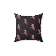 Whimsical Unicorn Print Pillow