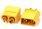 Integy C24547 3.5mm Male XT60 Type Connector (Pack of 2)