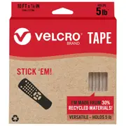 Velcro Eco Collection Sticky Back Hook and Loop Fastening Tape 3m x 22mm