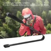 SMA Female 136-520MHz 18.5 inch Foldable Antenna for Baofeng UV-5R Quansheng