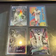 Malik Nabers 2024 Topps Chrome Rookies Xfractor SP & inserts