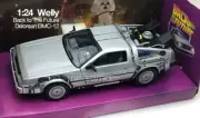 1:24 Welly Delorean DMC-12 Movie Back To The Future Time Machine Diecast Open